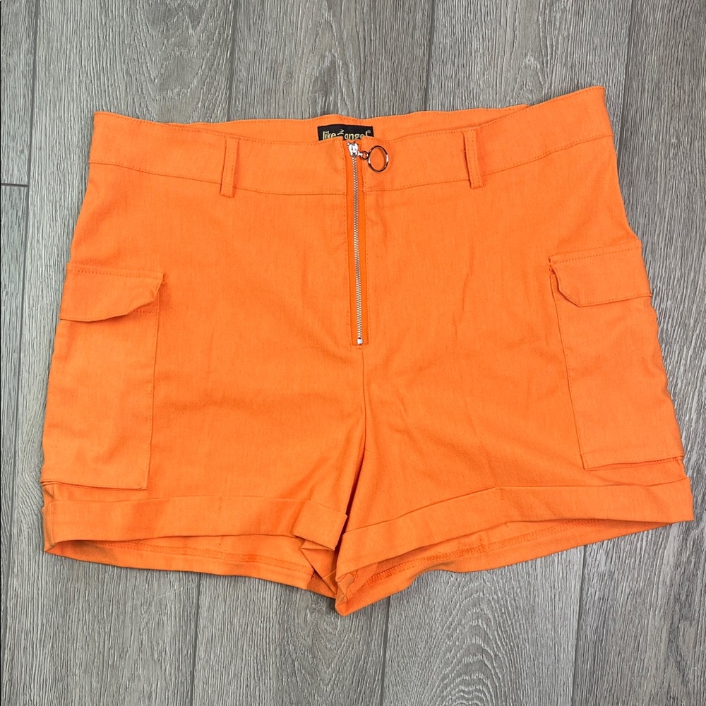 Like an angel Vibrant Orange Women's Cargo Shorts